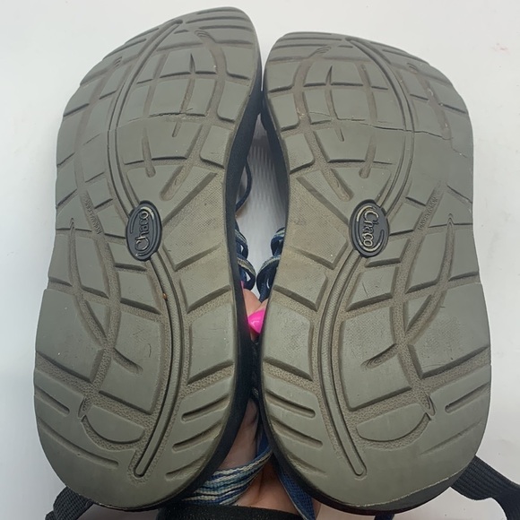 Chaco Blue White Sport Sandals Sz 10. SPT0670 - Picture 8 of 8